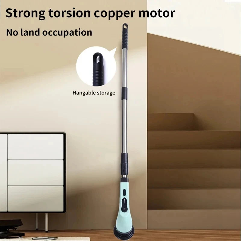 Escova Giratória Elétrica MaxClean 9 em 1 - Com Cabo Extensor
