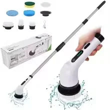 Escova Giratória Elétrica MaxClean 9 em 1 - Com Cabo Extensor